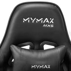 Cadeira Gamer Mymax Mx5, Até 150Kg, Giratória e Ergonômica - Preto
