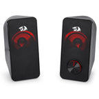 Caixa de Som Redragon Stentor GS500 2X3W 3.5MM Preto e Led Vermelho
