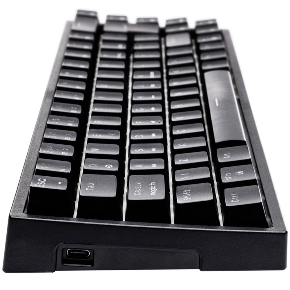 Teclado Mecânico Gamer Husky HailStorm, 65%, RGB, Switch Gateron Red, ABNT2, Preto -  HTG002PTVR