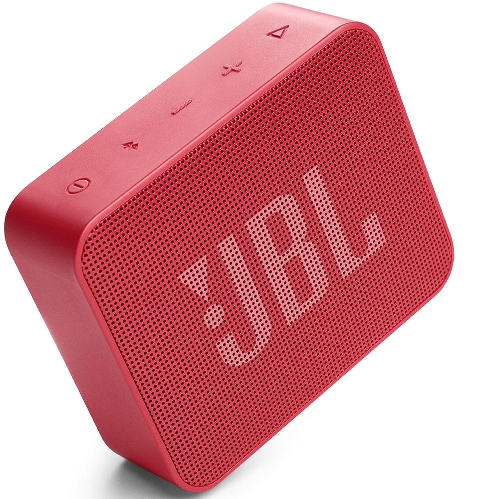 Caixa de Som Portátil JBL Go Essential, Bluetooth, À Prova D'água, Vermelho - JBLGOESRED