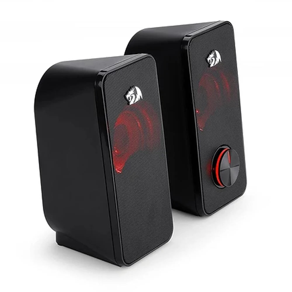 Caixa de Som Redragon Stentor GS500 2X3W 3.5MM Preto e Led Vermelho