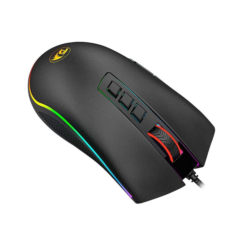Mouse Gamer Redragon Cobra, Chroma RGB, 12400 DPI, 8 Botões, Preto - M711