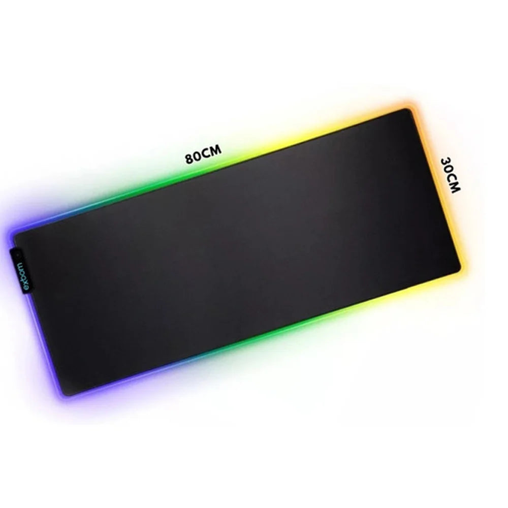 Mousepad Gamer Exbom, Speed, Extra Grande, LED RGB 7 Cores, 80x30cm - MP-LED3080