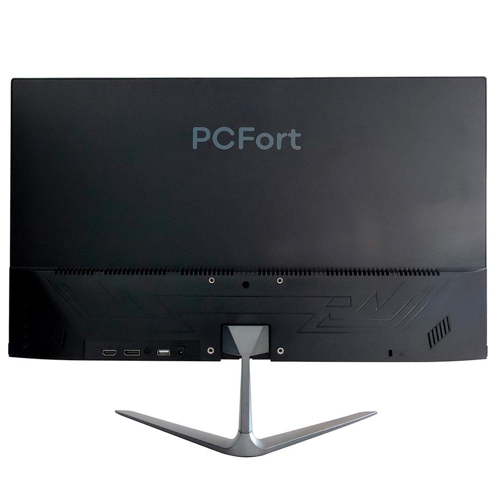 Monitor Gamer Concórdia PCFort 23.8", 165Hz, Full HD, 1ms, DisplayPort e HDMI, FreeSync, Preto e Prata - H238F165