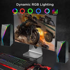 Caixa De Som Alto Falante RGB Bluetooth 6w - Computador Notebook