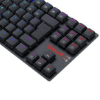 Teclado Mecânico Gamer Redragon APS, RGB, Switch Redragon Brown, ABNT2, Preto - Low Profile - K607 RGB (PT-BROWN)