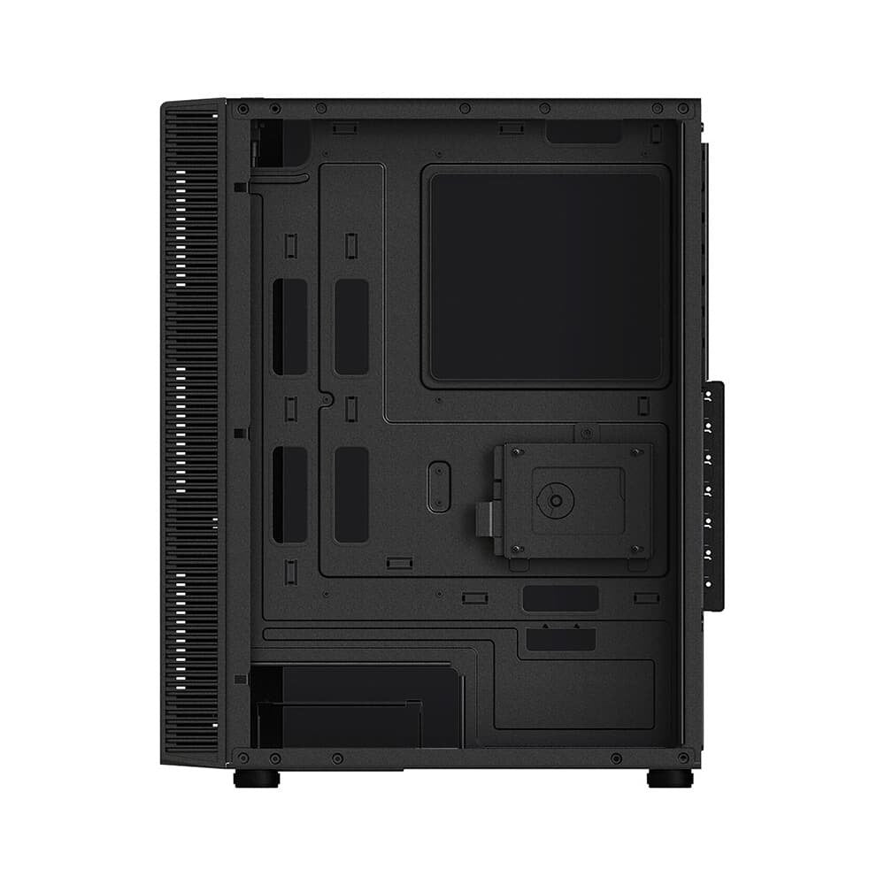 Gabinete Gamer FSP CMT192, Mid Tower, ARGB, ATX, Lateral em Vidro Temperado, Preto - CMT192
