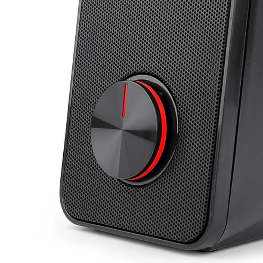 Caixa de Som Redragon Stentor GS500 2X3W 3.5MM Preto e Led Vermelho
