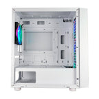 Gabinete Gamer ONE POWER Fractal, Mid Tower, M-ATX, Lateral em Vidro Temperado, Branco - CC-201W