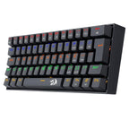 Teclado Mecânico Gamer Redragon Lakshmi, Rainbow Brown, Switch, ABNT2, Preto - K606R (PT-BROWN)