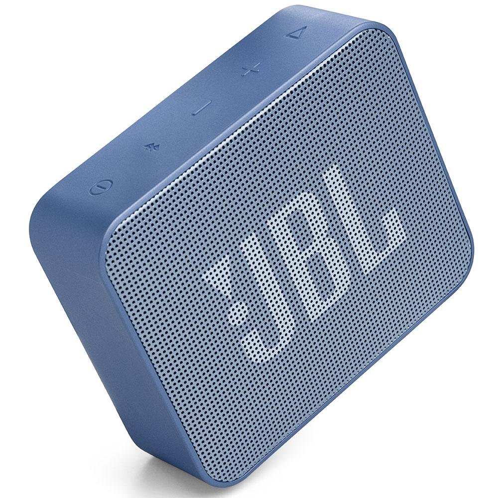 Caixa de Som Portátil JBL Go Essential, Bluetooth, À Prova D'água, Azul - JBLGOESBLU