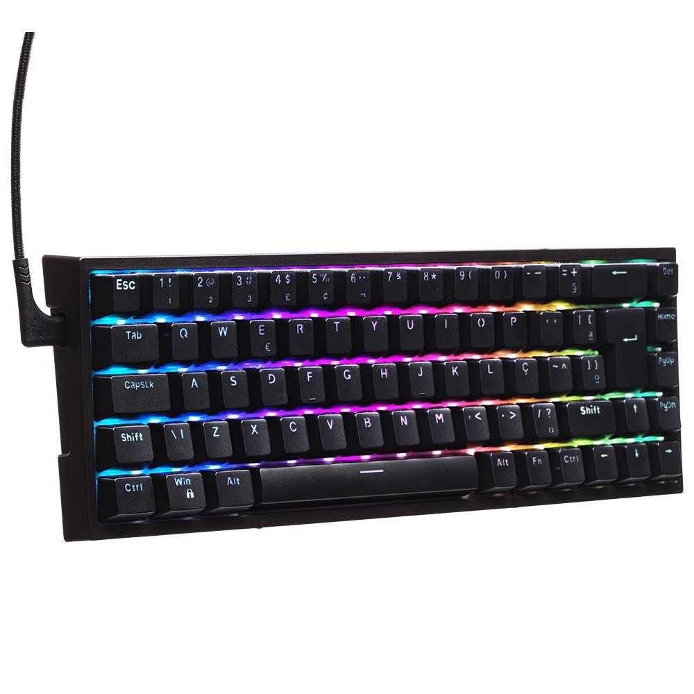 Teclado Mecânico Gamer Husky HailStorm, 65%, RGB, Switch Gateron Red, ABNT2, Preto -  HTG002PTVR