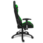 Cadeira Gamer Alpha Gamer Vega, Até 130Kg, Cilindro de Gás 4, Braço Ajustável, Preto e Verde