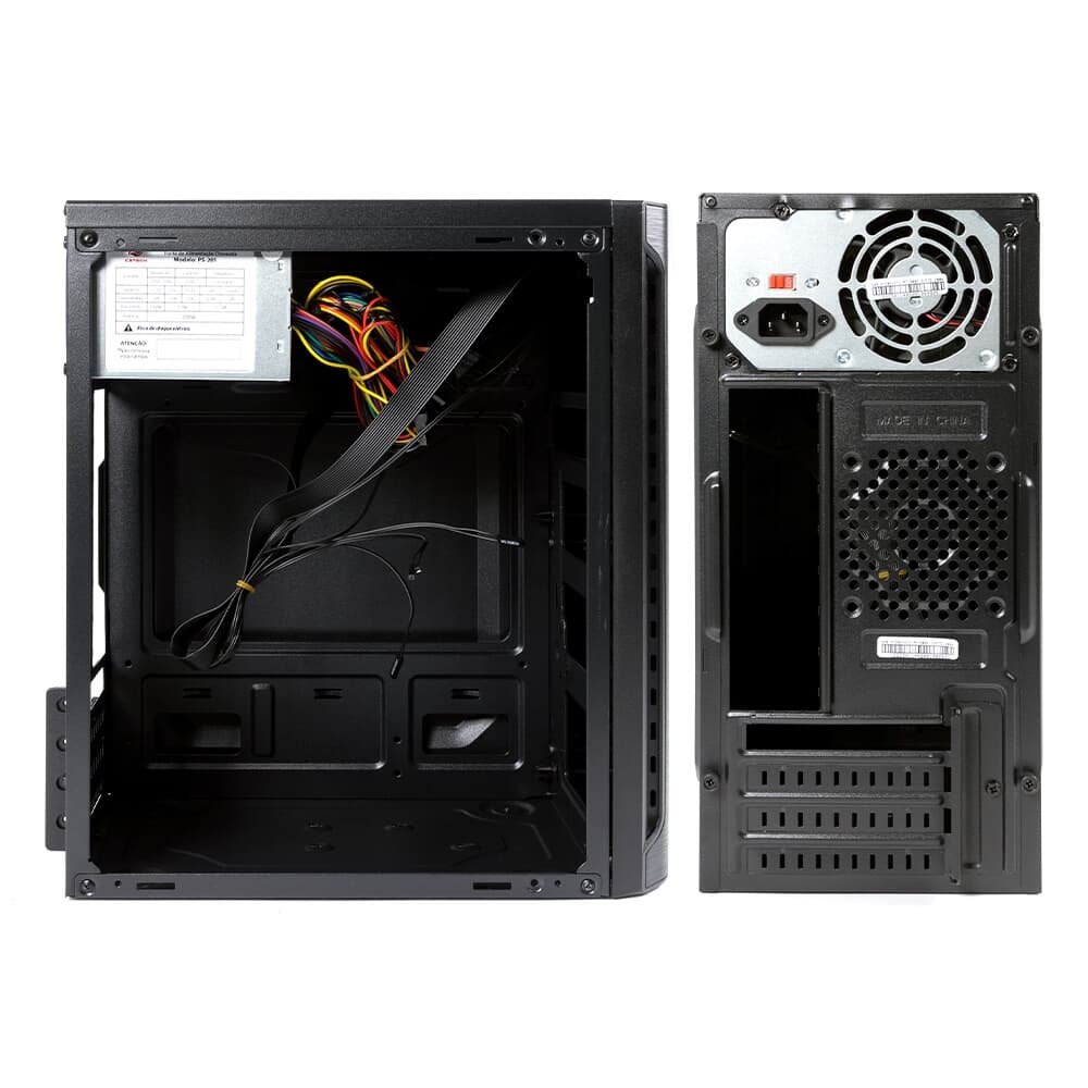 Gabinete C3Tech Micro ATX, MT-30BK, Mid Tower, Com Fonte, Preto - PS-210