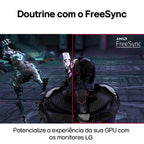 Monitor Office LG 21,5", FHD, 75Hz, 5ms, VA, HDMI e VGA, FreeSync, Ajuste de Inclinação - 22MP410-B