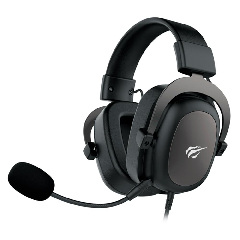 Headset Gamer Havit, Drivers 53mm,  Microfone Plugável, 3.5mm, PC, PS4, XBOX ONE, Preto - HV-H2002D