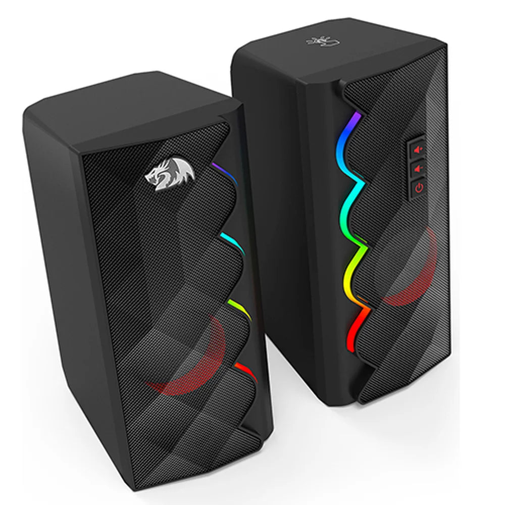 Caixa De Som Gamer Redragon Cipher 6w 2.0 LED RGB