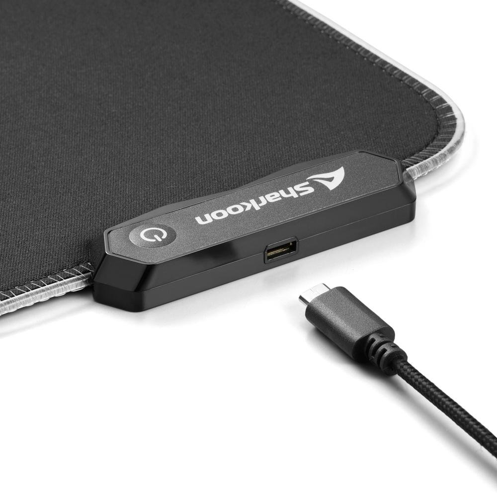 Mousepad Gamer Sharkoon 1337 Gaming Mat V2 800, RGB, Speed, Estendido (800x300mm)