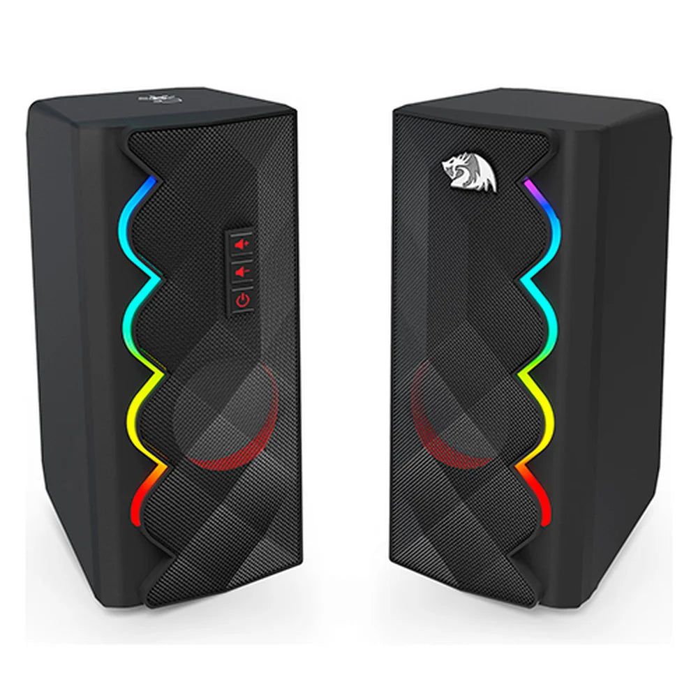 Caixa De Som Gamer Redragon Cipher 6w 2.0 LED RGB