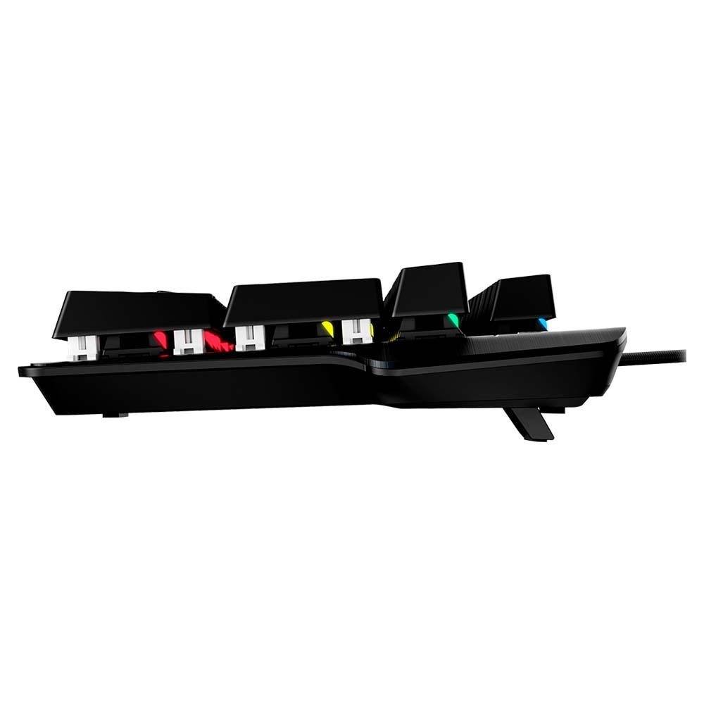 Teclado Mecânico Gamer HyperX Alloy MKW100, RGB, Switch Red, Full Size, US, Preto - 4P5E1AA#ABA