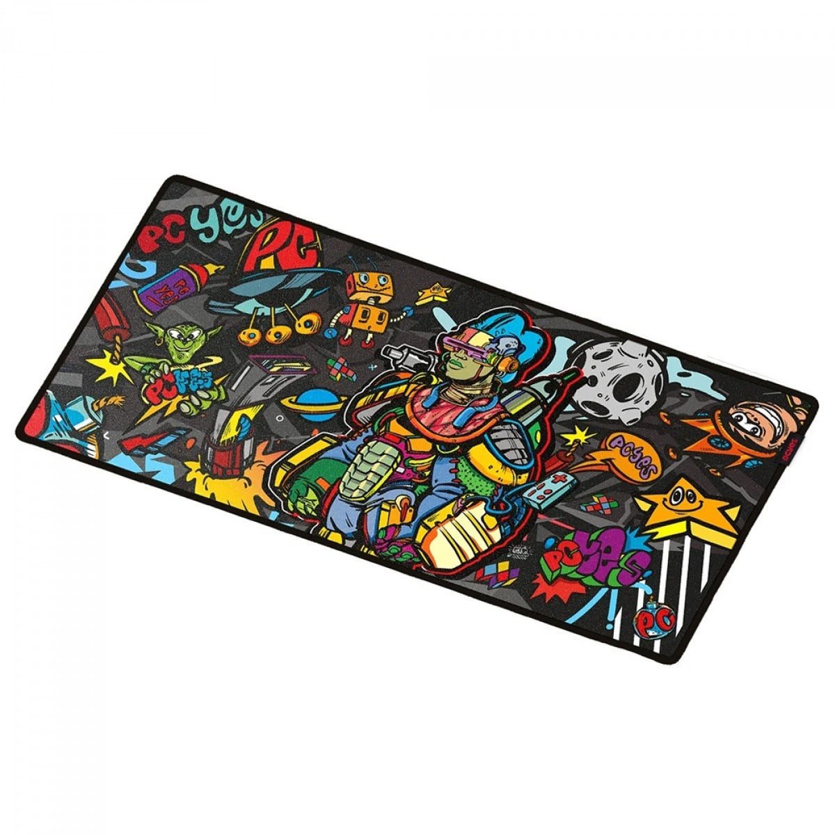 Mousepad Gamer PCYes Apollo Extended, Extra Grande, 900x420mm, APL90X42