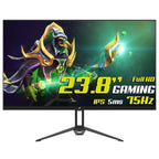 Monitor Gamer SuperFrame View, 23.8 Pol, Full HD, IPS, 5ms, 75Hz, 99% sRGB, FreeSync, HDMI/VGA, SFVFB-2475-FHD