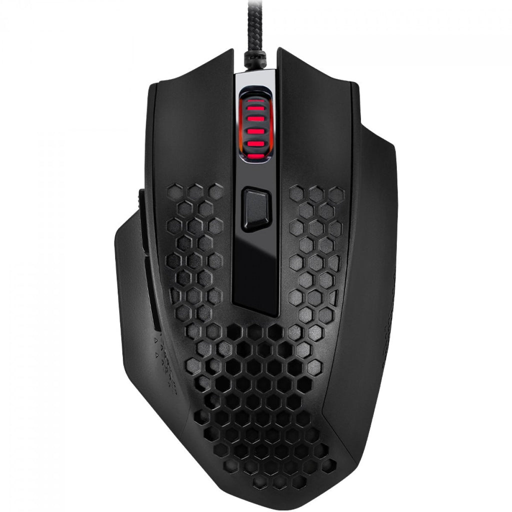 Mouse Gamer Redragon Bomber, 12.400 DPI, 6 Botões Programáveis, RGB, Preto, M722