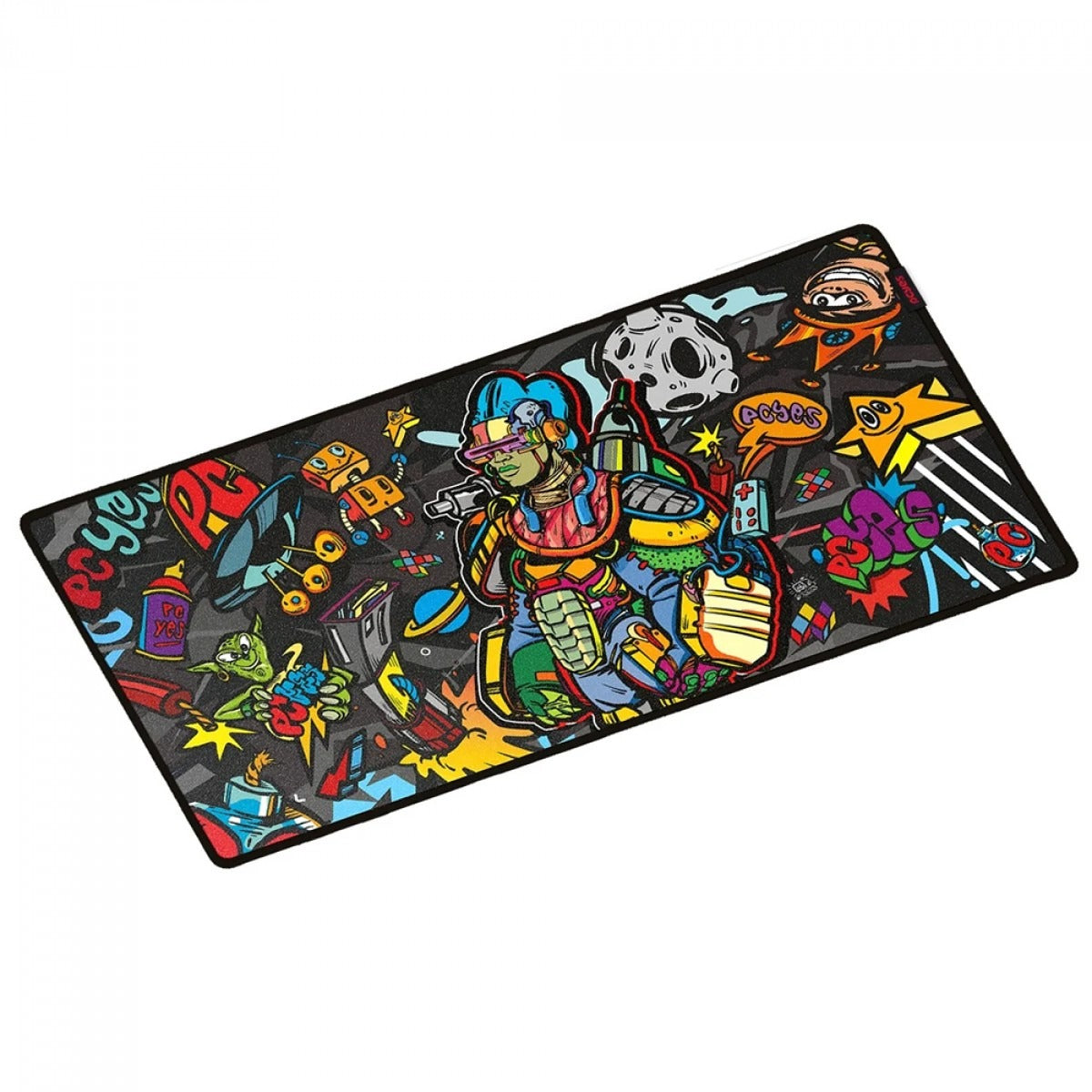 Mousepad Gamer PCYes Apollo Extended, Extra Grande, 900x420mm, APL90X42
