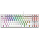 Teclado Mecânico Gamer Ninja Leap Pudim, Switch Blue, Rainbow, ABNT2, White
