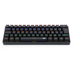Teclado Gamer Mecânico Redragon Lakshmi, Rainbow, Switch Blue, ABNT2, 60%, Black, K606R
