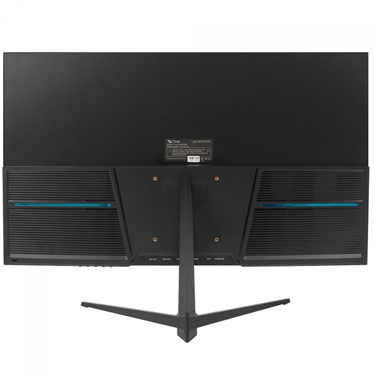 Monitor Gamer Duex, 24 Pol, Full HD, IPS, 165Hz, 1ms, FreeSync/G-Sync, HDMI/DP, Preto, DXMO24F165S