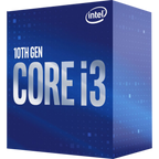 Processador Intel Core i3 10100 3.60GHz (4.30GHz Turbo), 10ª Geração, 4-Cores 8-Threads, LGA 1200, BX8070110100