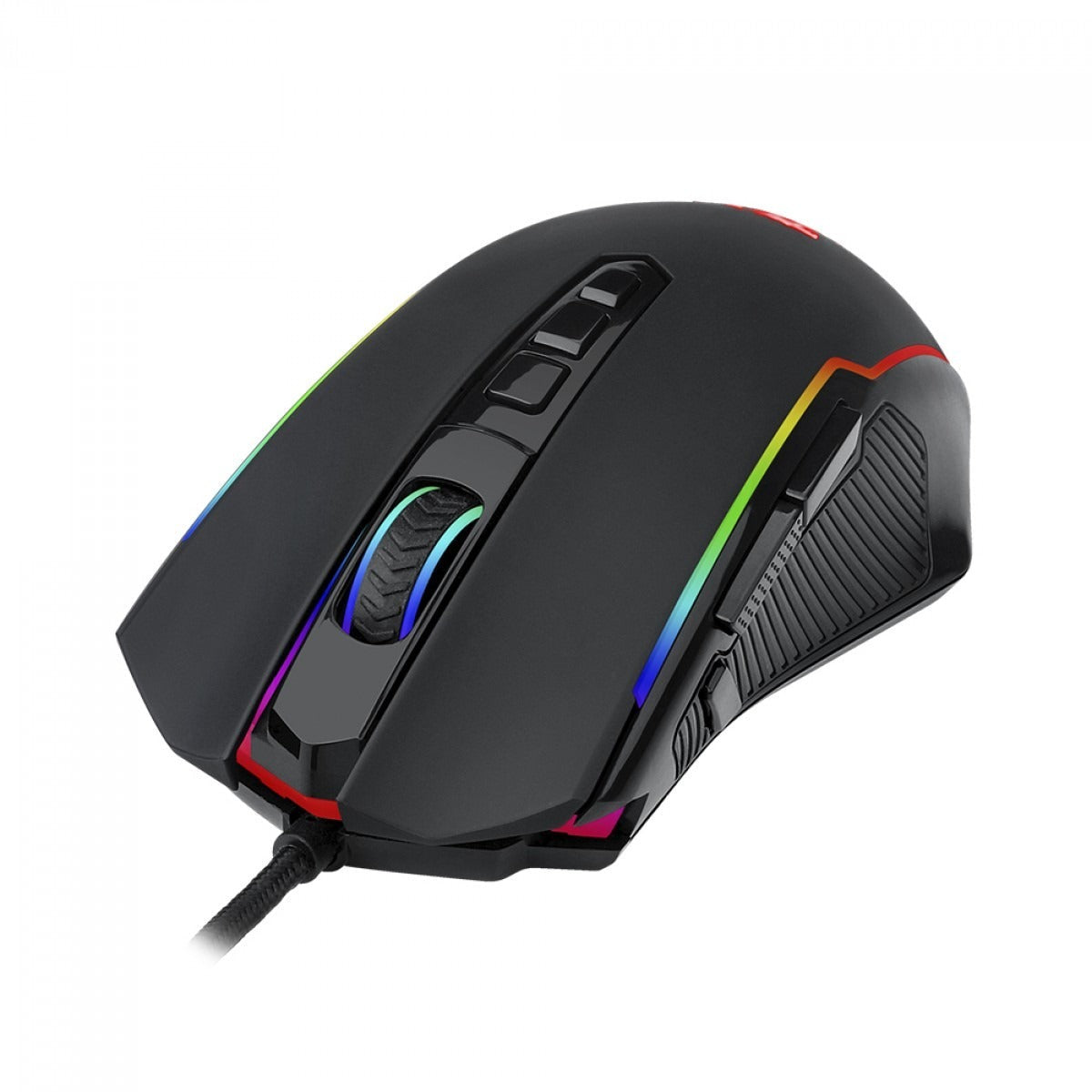 Mouse Gamer Redragon Ranger Basic, RGB, 4000 DPI, PAW3104, 9 Botões Programáveis, Black, M910-K