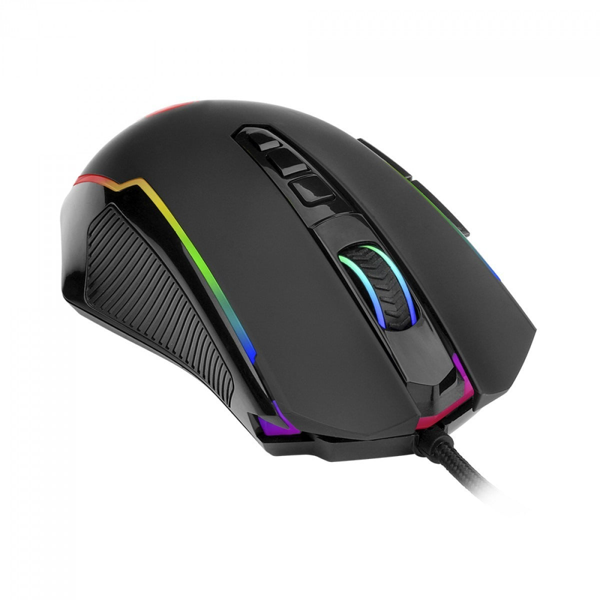 Mouse Gamer Redragon Ranger Basic, RGB, 4000 DPI, PAW3104, 9 Botões Programáveis, Black, M910-K